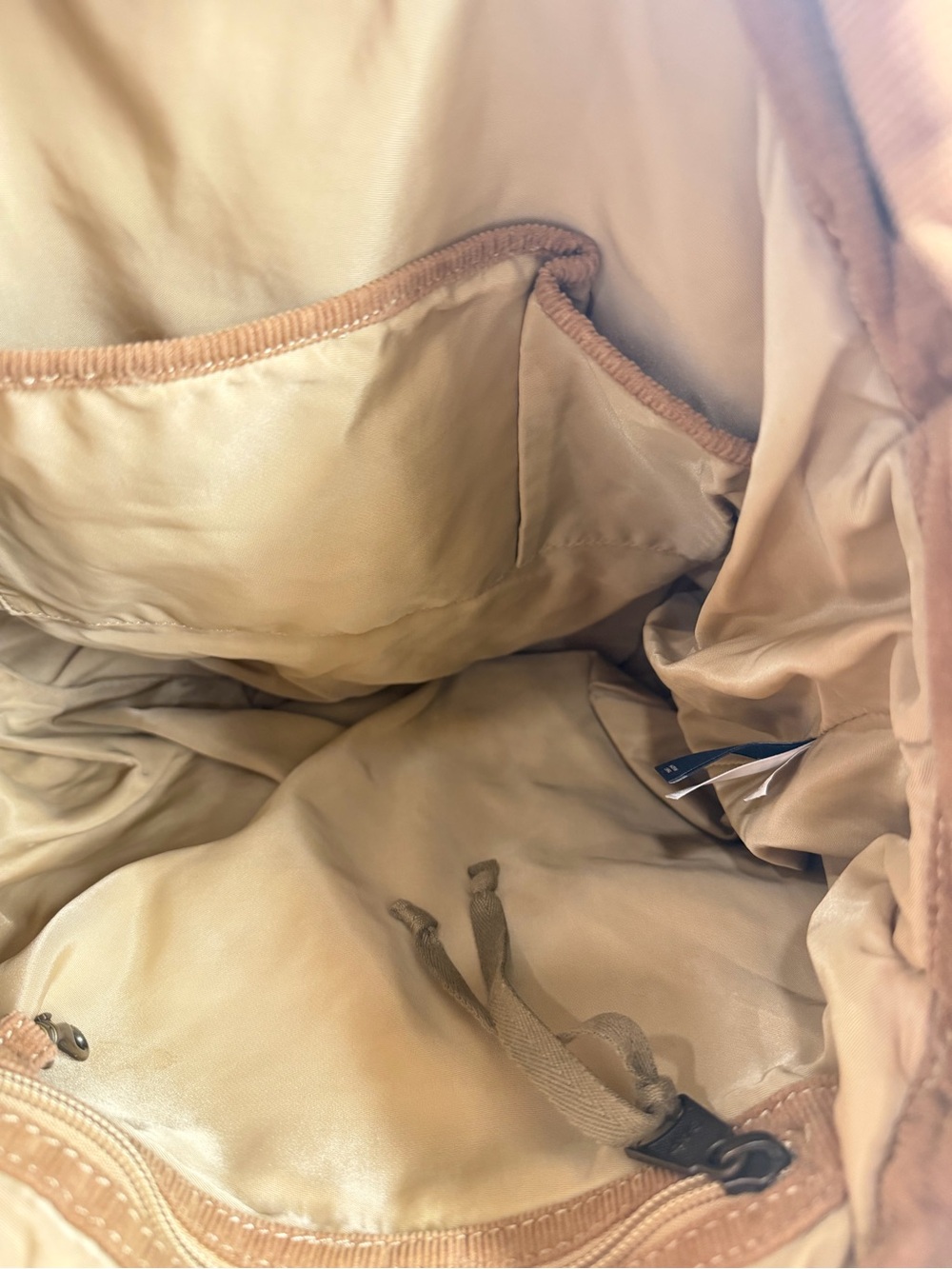 GAP Brown Canvas Shoulder Bag with Front Pocket - Picture 6 of 8